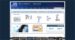Desktop Screenshot of multimedia-english.com